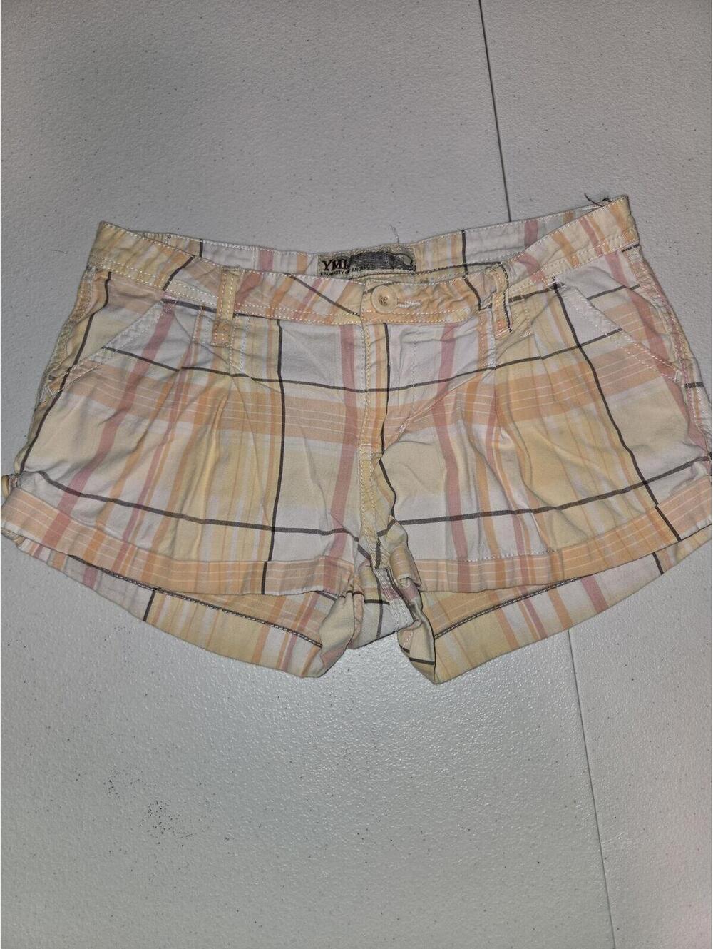 YMI Women's Plaid Casual Shorts
